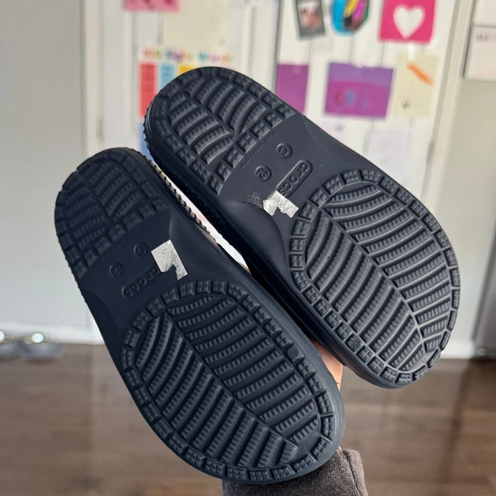 CROCS Kids navy blue slides sandals